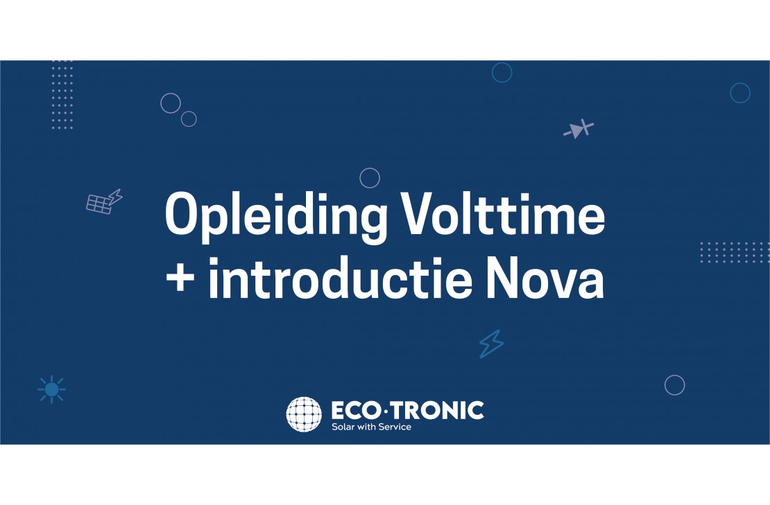 Opleiding Volttime + introductie Nova